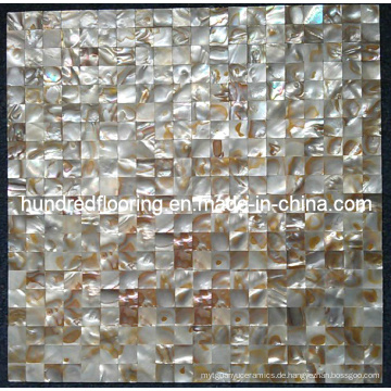 Schillernde River Shell Mosaik Fliese (HMP60)